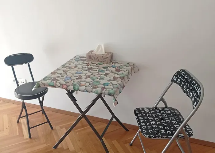 ホームステイ Pretty Big Double Bed With Balcony スプリト